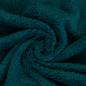 Preview: Doubleface Plüsch Tamme Petrol by Swafing